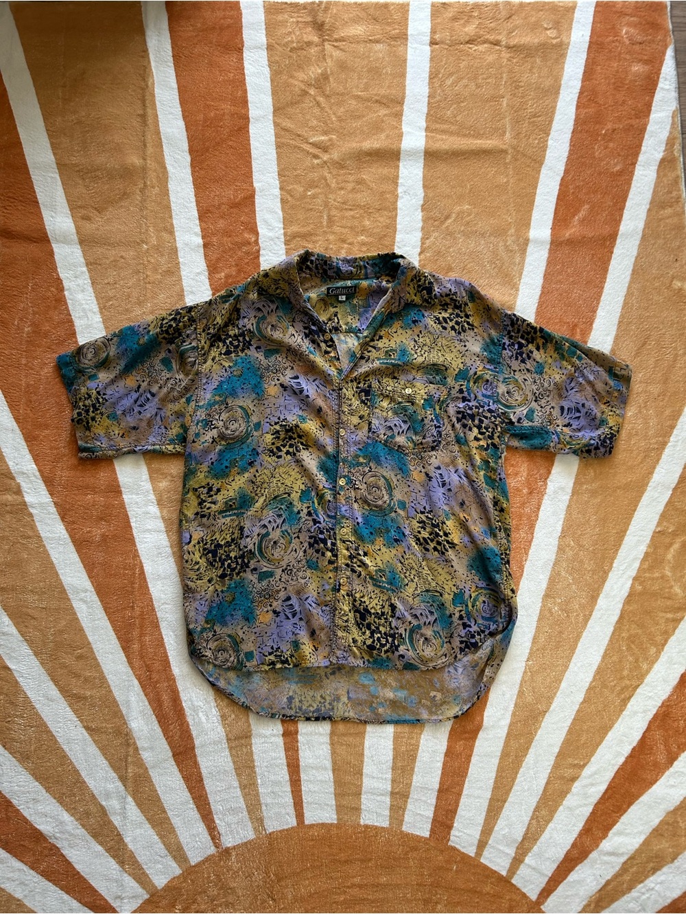 Vintage 80s Animal Print Shirt